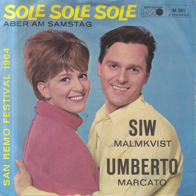 Siw Malmkvist / Umberto Marcato Sole sole sole [deutsch] hitparade.ch